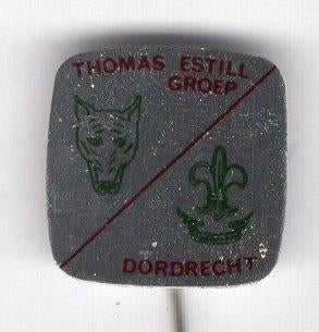 Thomas Estil groep Dordrecht blik speldje ( V_228 ), Verzenden, Nieuw, Merk, Speldje of Pin