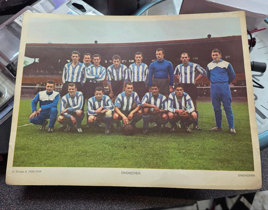 Zeldzame ESSO Voetbalfoto Eindhoven 1958/1959, Ophalen of Verzenden