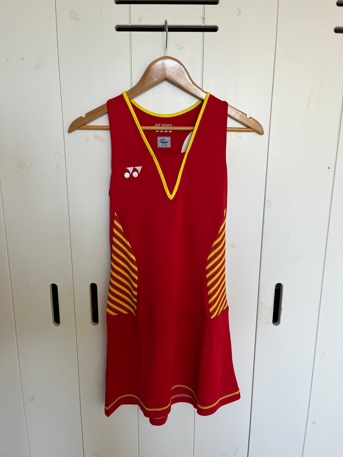 Tennis jurkje maat S te koop, Kleding | Dames, Ophalen of Verzenden, Zo goed als nieuw, Maat 36 (S), Rood