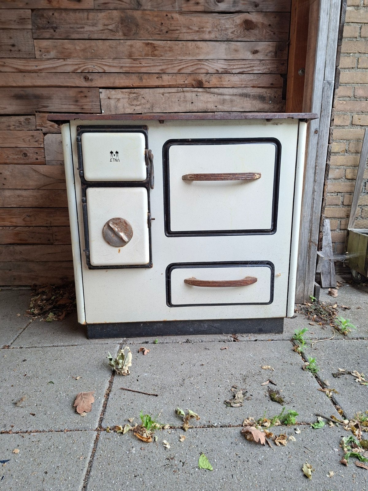 Antiek Etna fornuis - Decoratief object, Ophalen, Minder dan 85 cm, 60 cm of meer, 4 kookzones
