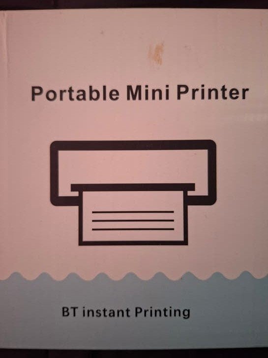 Draagbare Mini Printer - Direct Printen via Bluetooth, Fotoprinter, Kleur printen, Onbekend, Ophalen of Verzenden