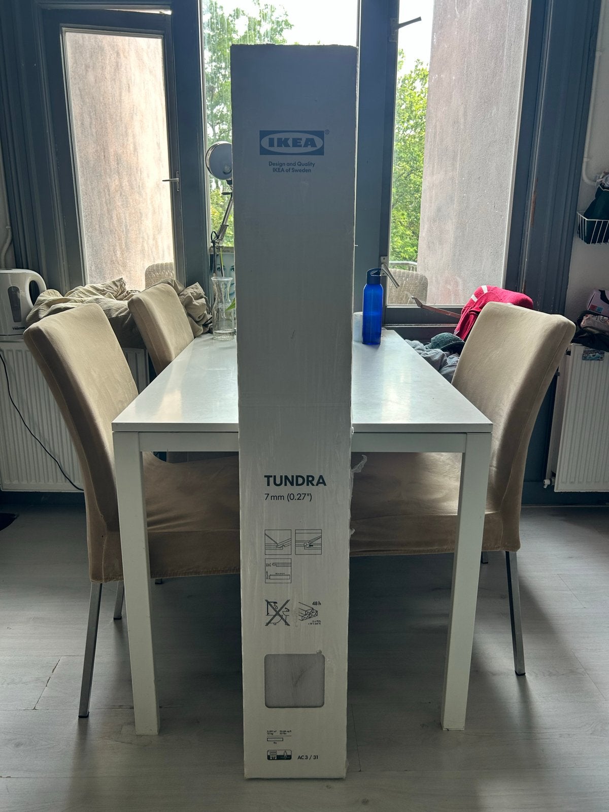 IKEA Tundra Laminaatvloer 7mm - Nieuw in verpakking, Nieuw, Ophalen of Verzenden, Minder dan 5 m², 10 tot 30 cm