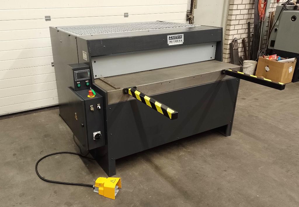 Huvema HU1300x4 Plaatschaar, guillotine, knipschaar, Doe-het-zelf en Verbouw, Gereedschap | Overige machines, Ophalen of Verzenden