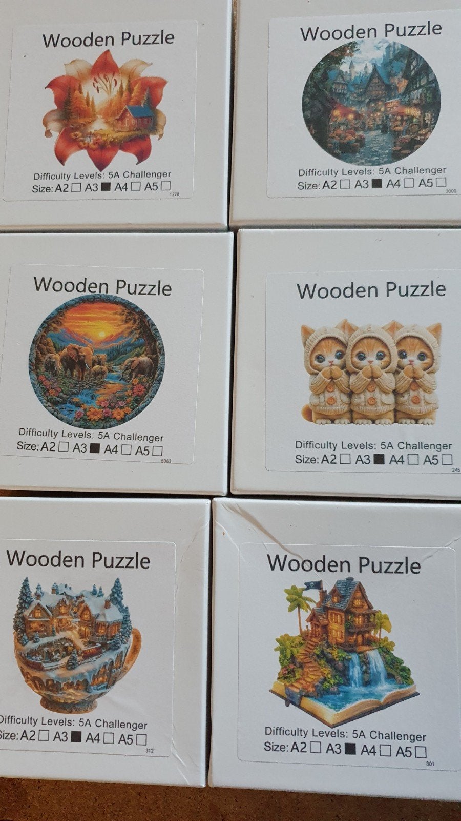 unieke houten vreemde vormen puzzels, Hobby en Vrije tijd, Denksport en Puzzels, Ophalen of Verzenden, Minder dan 500 stukjes