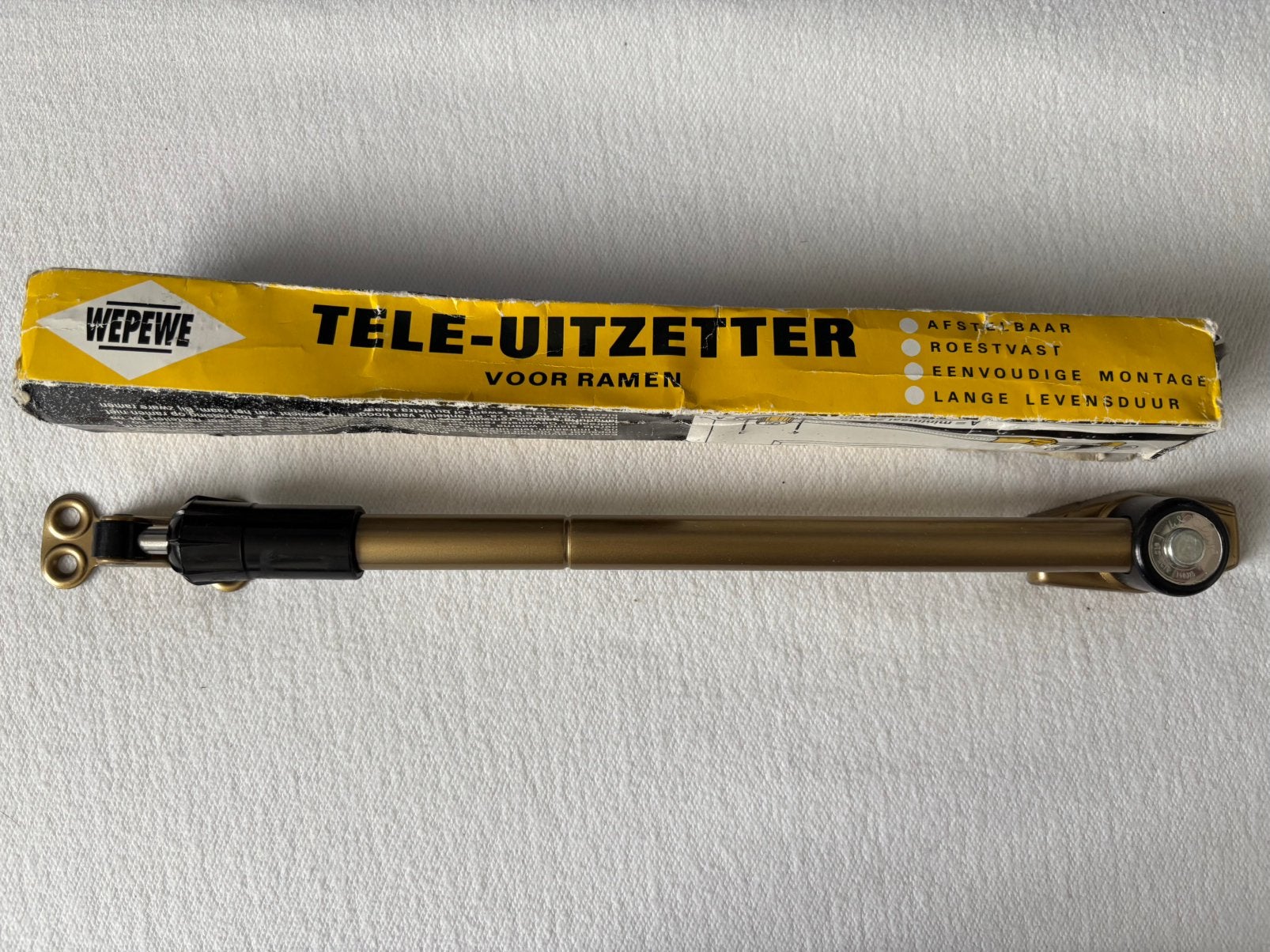Nieuw Telescopische raamuitzetter goudkleurig, Ophalen, Nieuw, Rvs, Overige typen