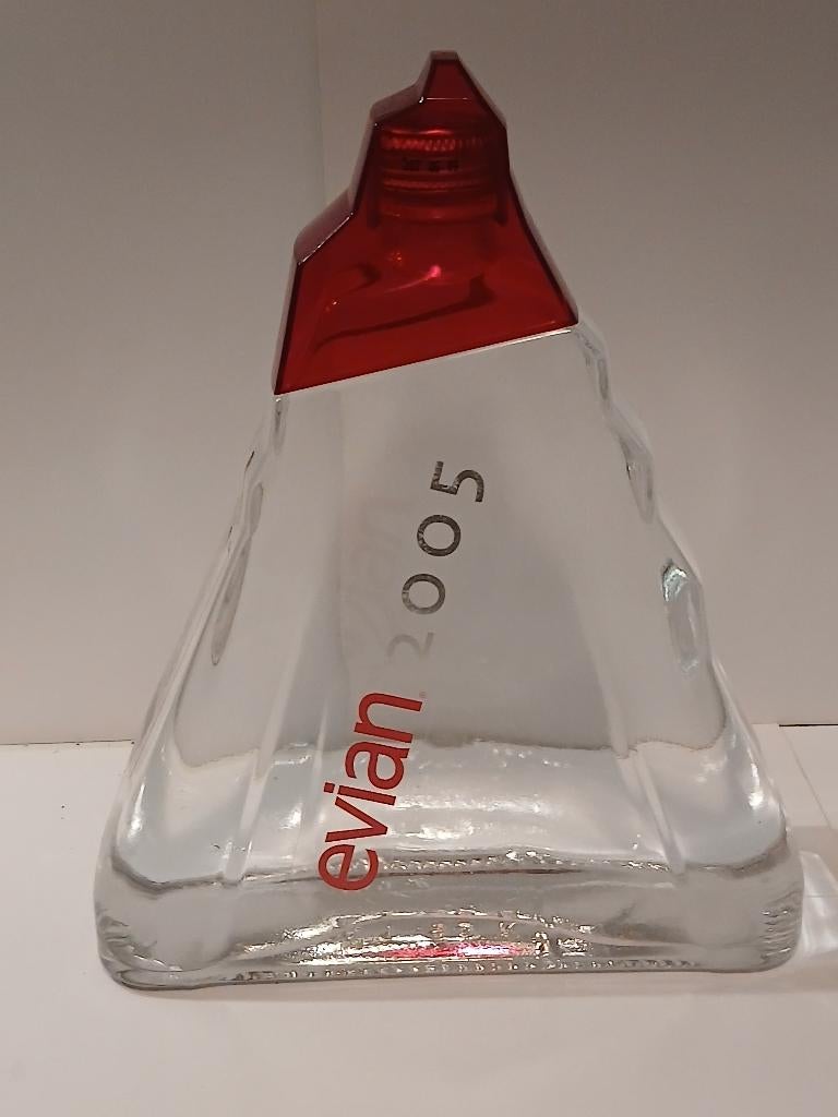 Evian Limited Edition Fles uit 2005. Ontwerper Paul Smith, Ophalen of Verzenden, Nieuw, Overige typen