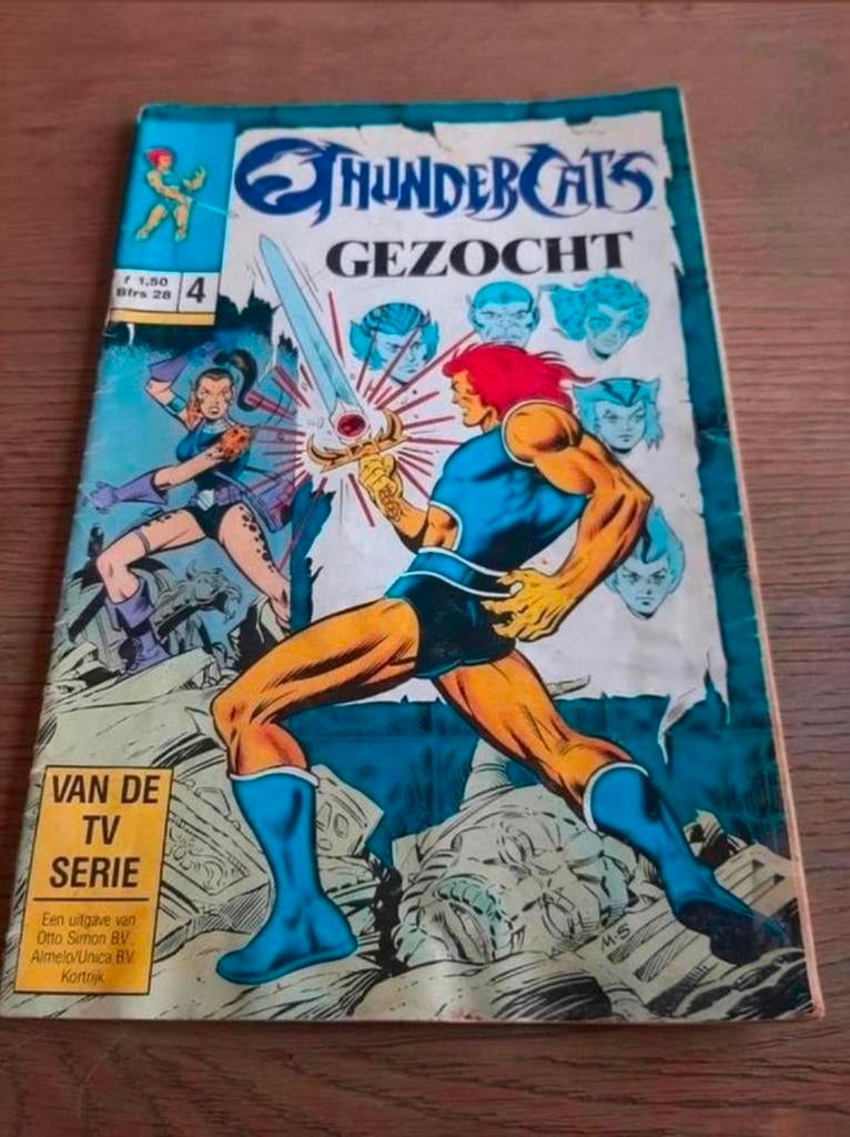 Thundercats gezocht. stripboek nr 4. 1989. Comic book, Boeken, Strips | Comics, Marvel Comics, Europa, Ophalen of Verzenden, Gelezen