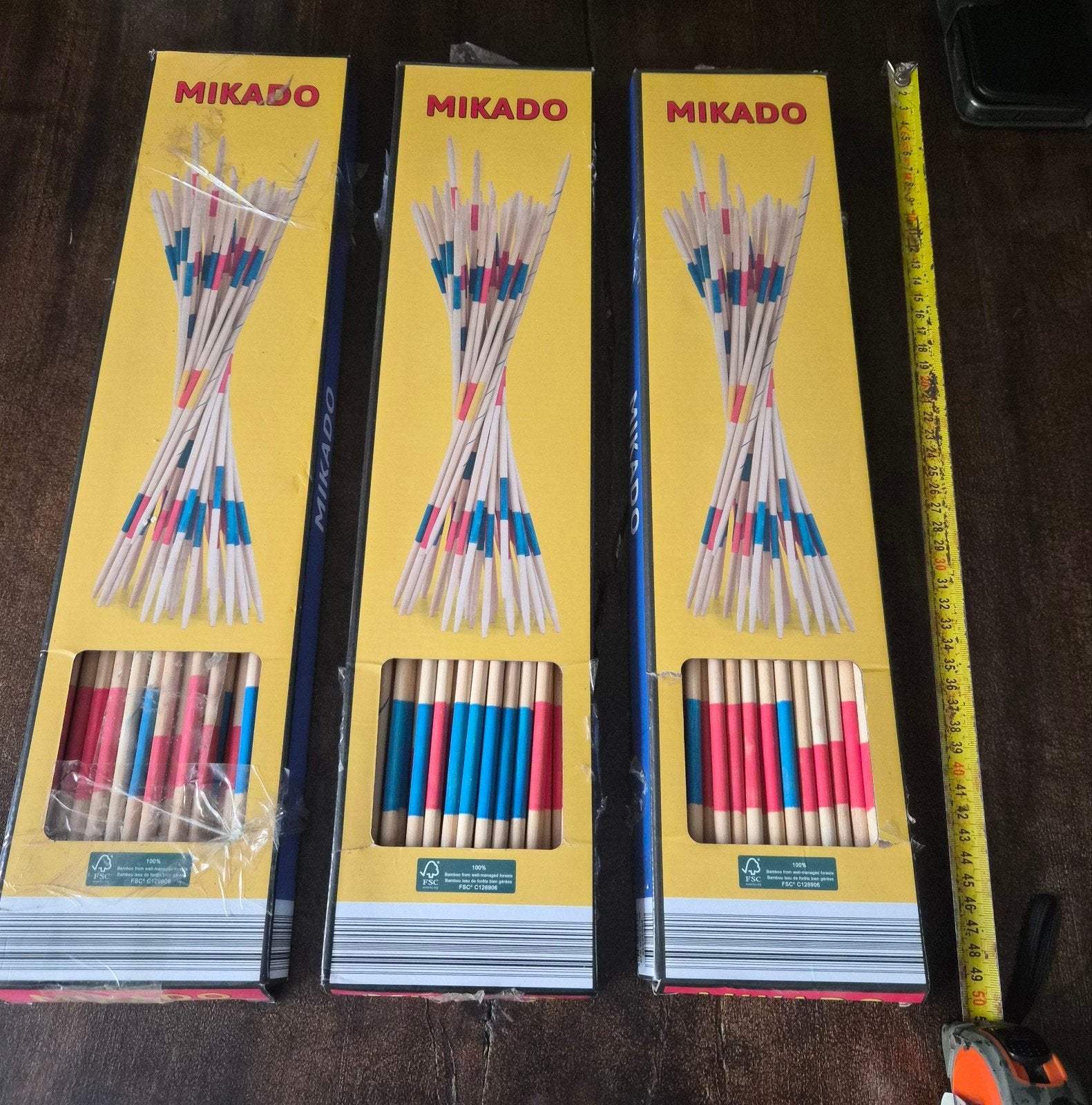 XXL Mikado Spellen - Klassiek Behendigheidsspel, Een of twee spelers, Ophalen of Verzenden, Gebruikt, Reisspel