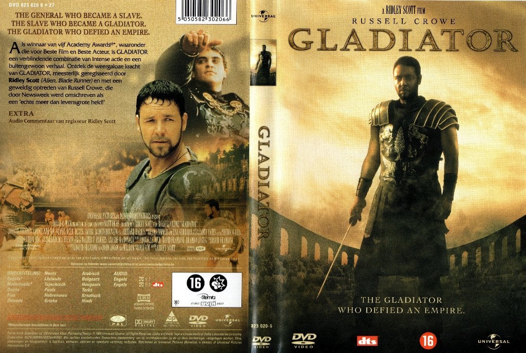Gladiator, Vanaf 16 jaar, Ophalen of Verzenden, Zo goed als nieuw