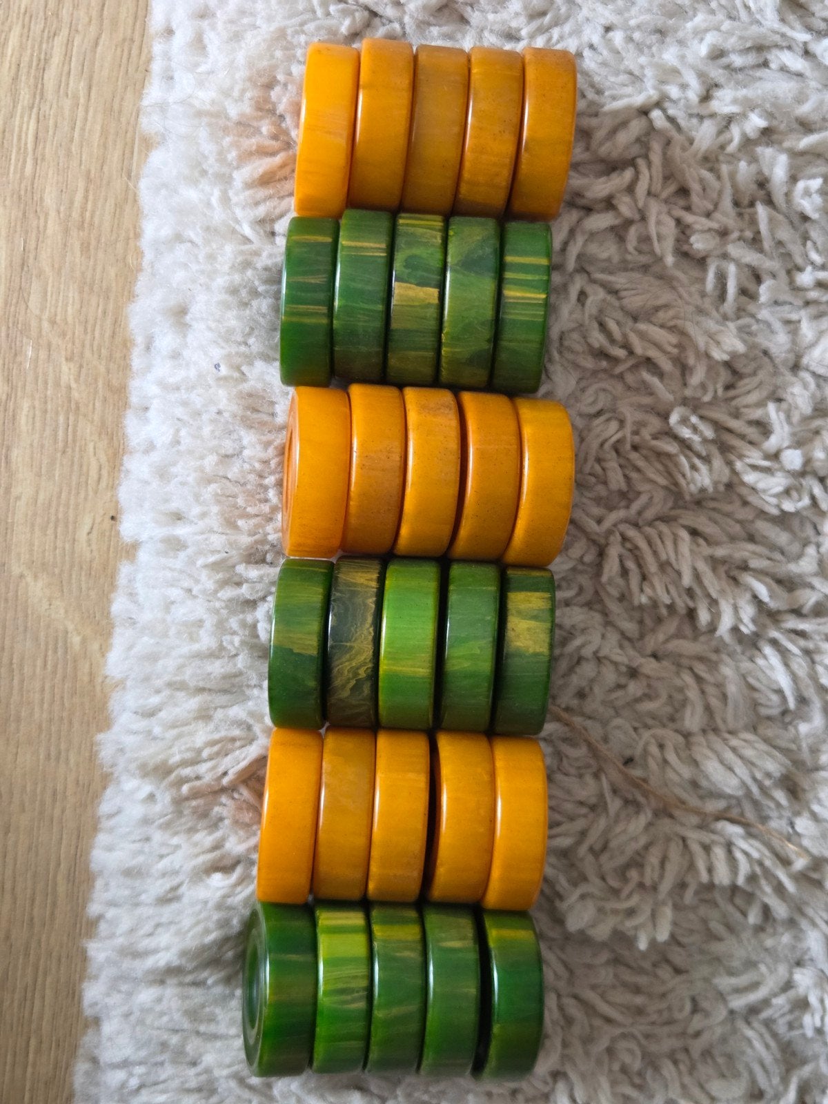 30 Crisloid Bakeliet Backgammon-stukken 3.7 cm, Ophalen of Verzenden