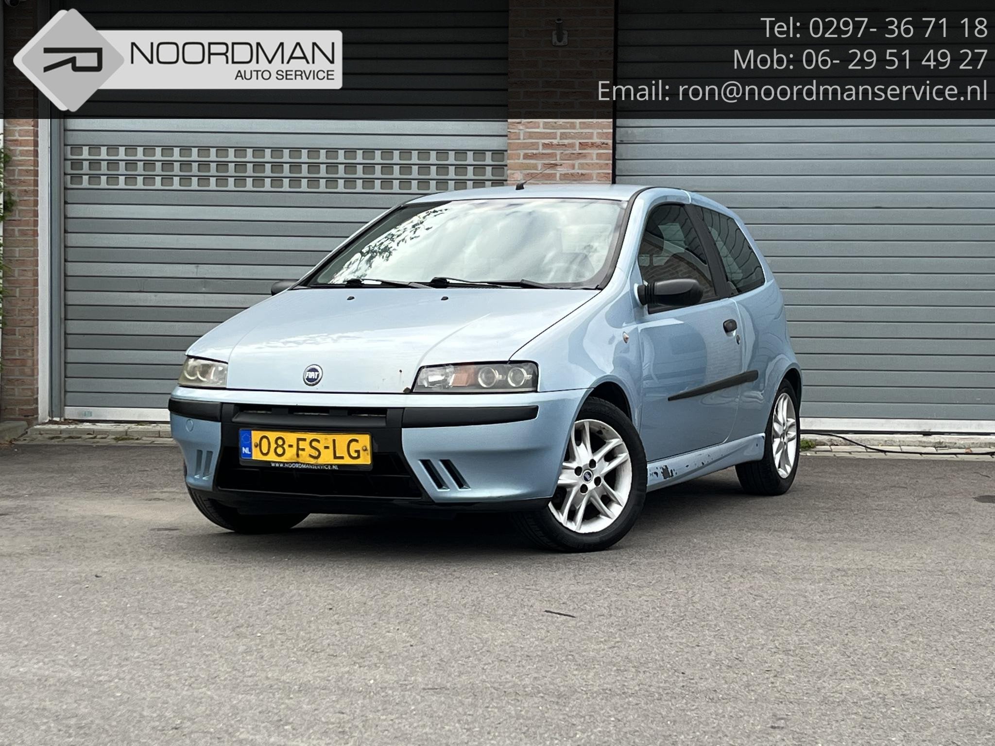 Fiat Punto 1.2-16V Sporting Speedgear Automaat, Auto's, Gebruikt, 4 cilinders, Origineel Nederlands, Bedrijf