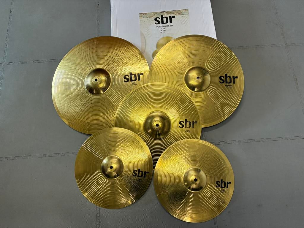 Super cymbalset voor beginner van topmerk Sabian, Ophalen, Zo goed als nieuw, Overige merken