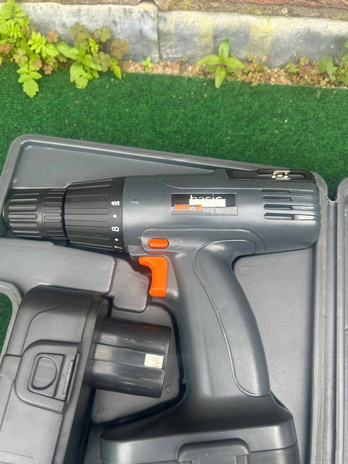 Meister Basic Accu Boormachine BAS 180-2, Gebruikt, Variabele snelheid, Ophalen of Verzenden, Boor- en Schroefmachine