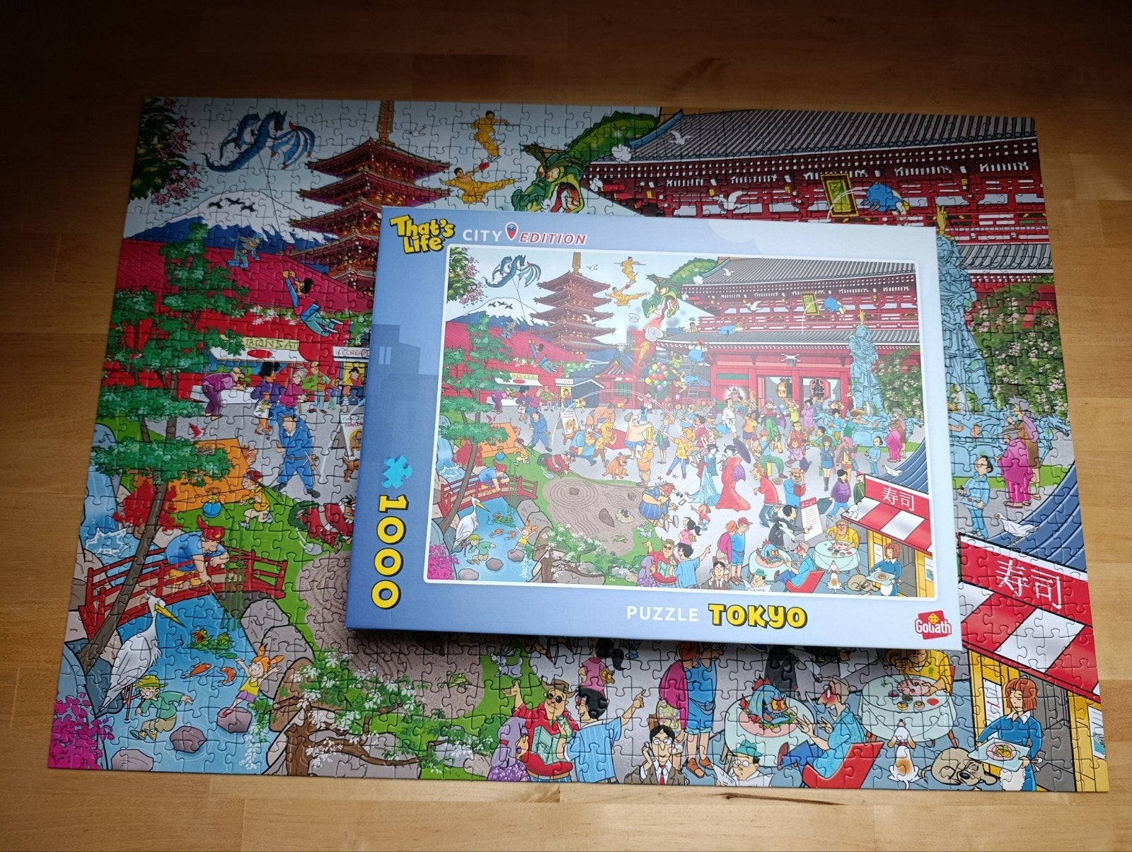 That's life. Puzzle. Goliath. City edition.tokyo.1000stukjes, Ophalen, 500 t/m 1500 stukjes, Zo goed als nieuw