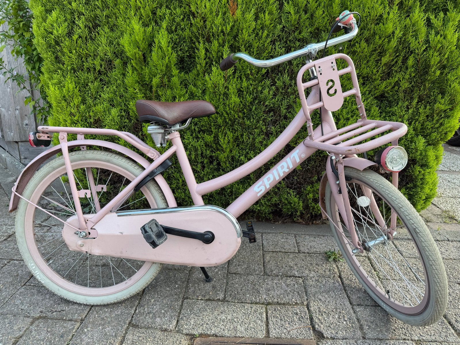 Roze Spirit fiets 22inch met terugtraprem en handrem, Fietsen en Brommers, Fietsen | Meisjes, Ophalen, Terugtraprem, 22 inch, Gebruikt