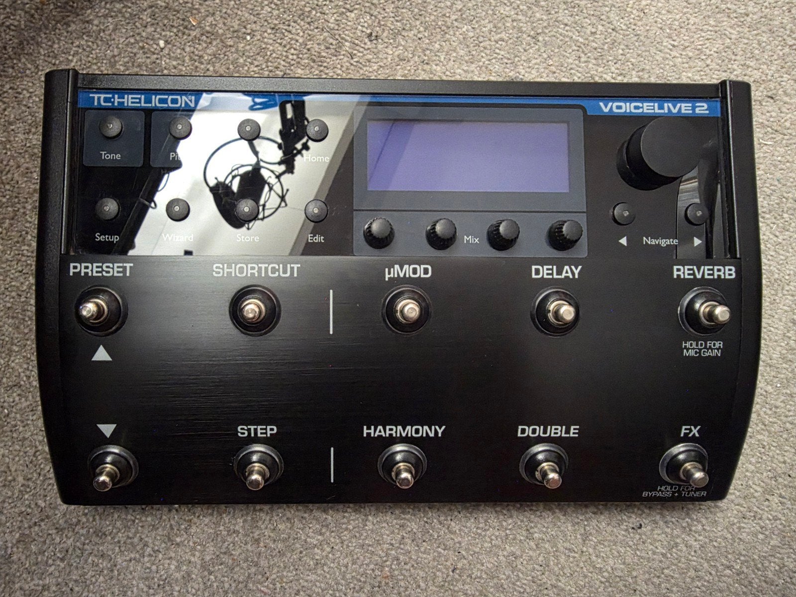 TC Helicon VoiceLive 2 Vocal Multi-Effect Processor, Ophalen of Verzenden, Gebruikt, Delay of Echo