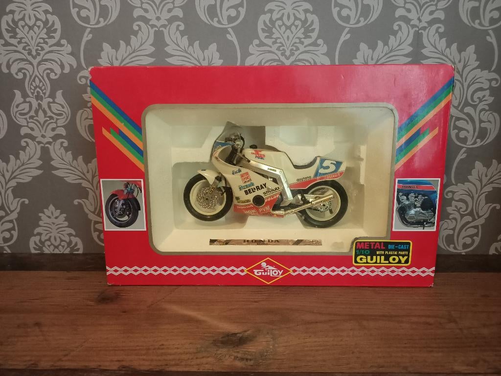 Motorfiets: HONDA HRC/ Daytona / Guiloy / Spain / 1:10, Verzenden, Zo goed als nieuw, Auto
