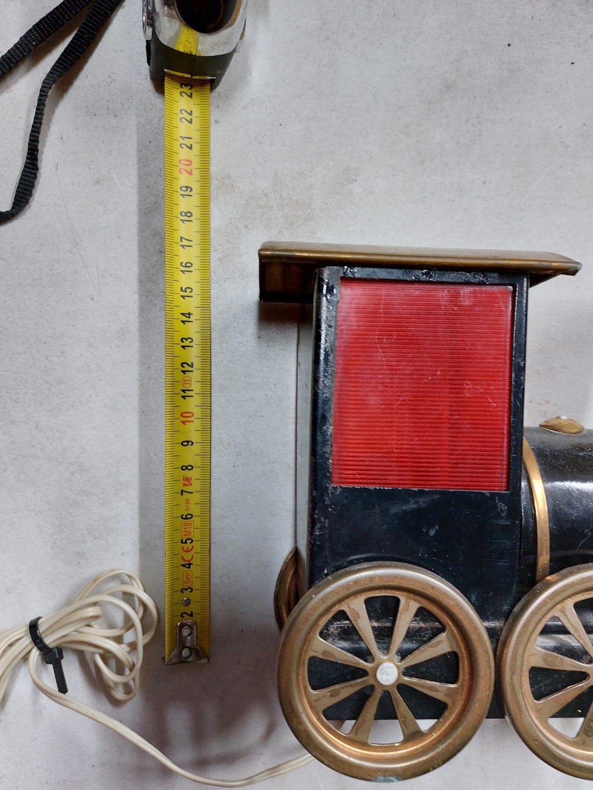 Vintage Trein Lamp - Decoratieve Locomotief Verlichting, Ophalen of Verzenden