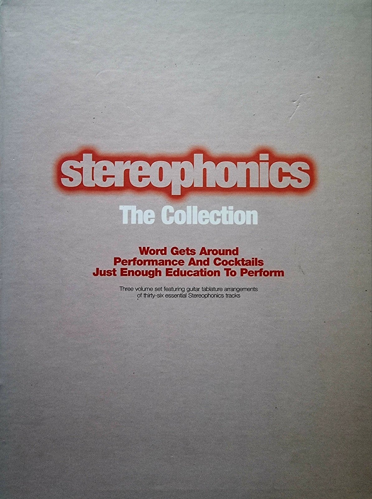 Stereophonics Gitaar Tablatuur Boek - The Collection Art21, Muziek en Instrumenten, Bladmuziek, Nieuw, Artiest of Componist, Populair