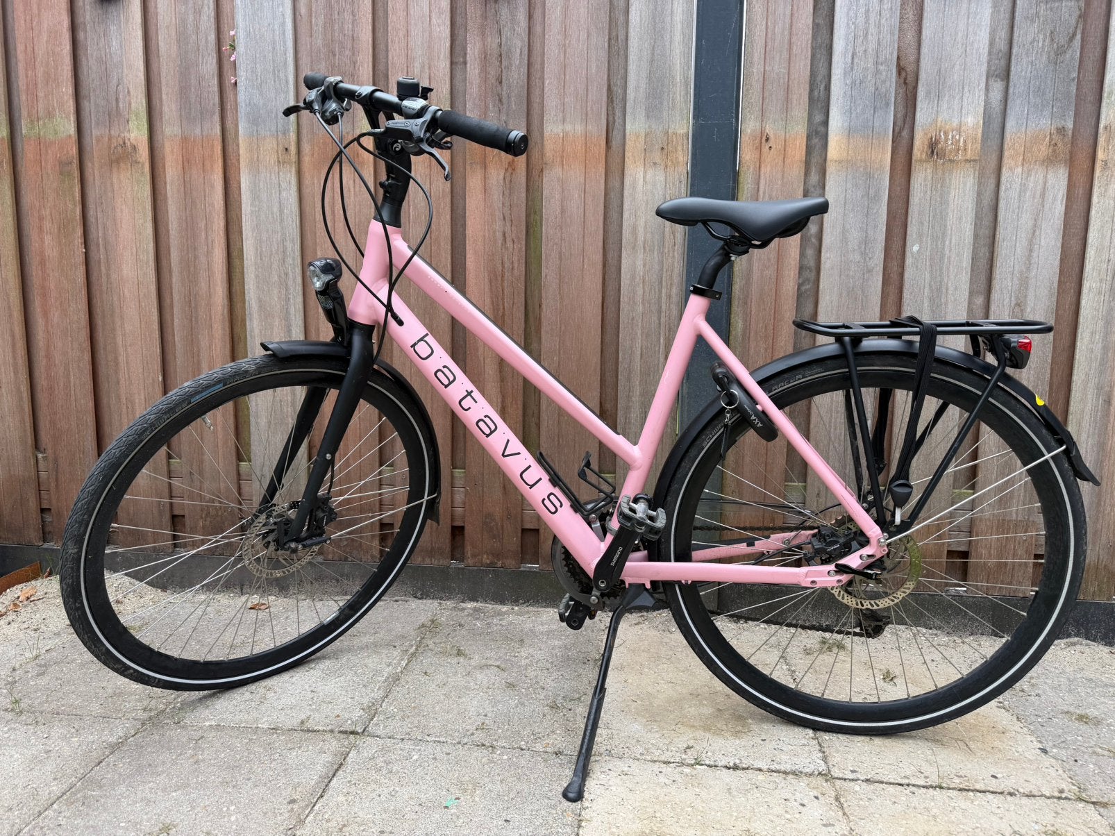 Batavus Damesfiets Roze - maat 53, Fietsen en Brommers, Ophalen, Versnellingen, Batavus, Schijfrem