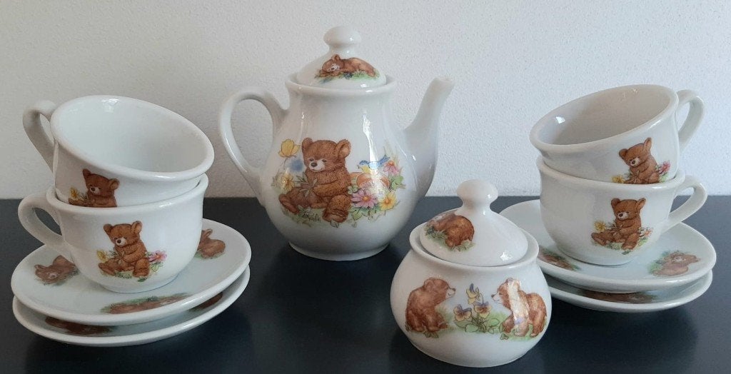 kinderserviesje vintage Douwe Egberts poppenservies, Ophalen of Verzenden, Gebruikt