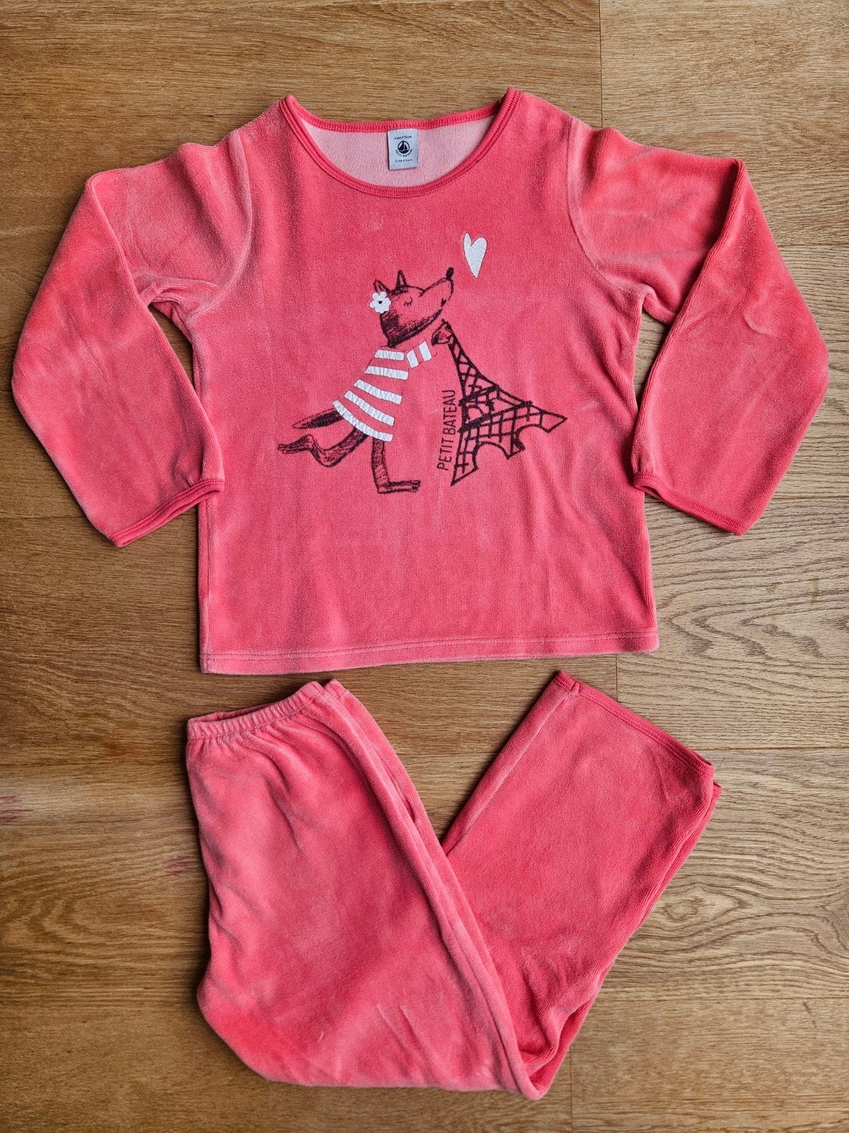 Winterpijama van Petit Bateau maat 116cm (6 jaar), Ophalen, Jongetje of Meisje, Nacht- of Onderkleding