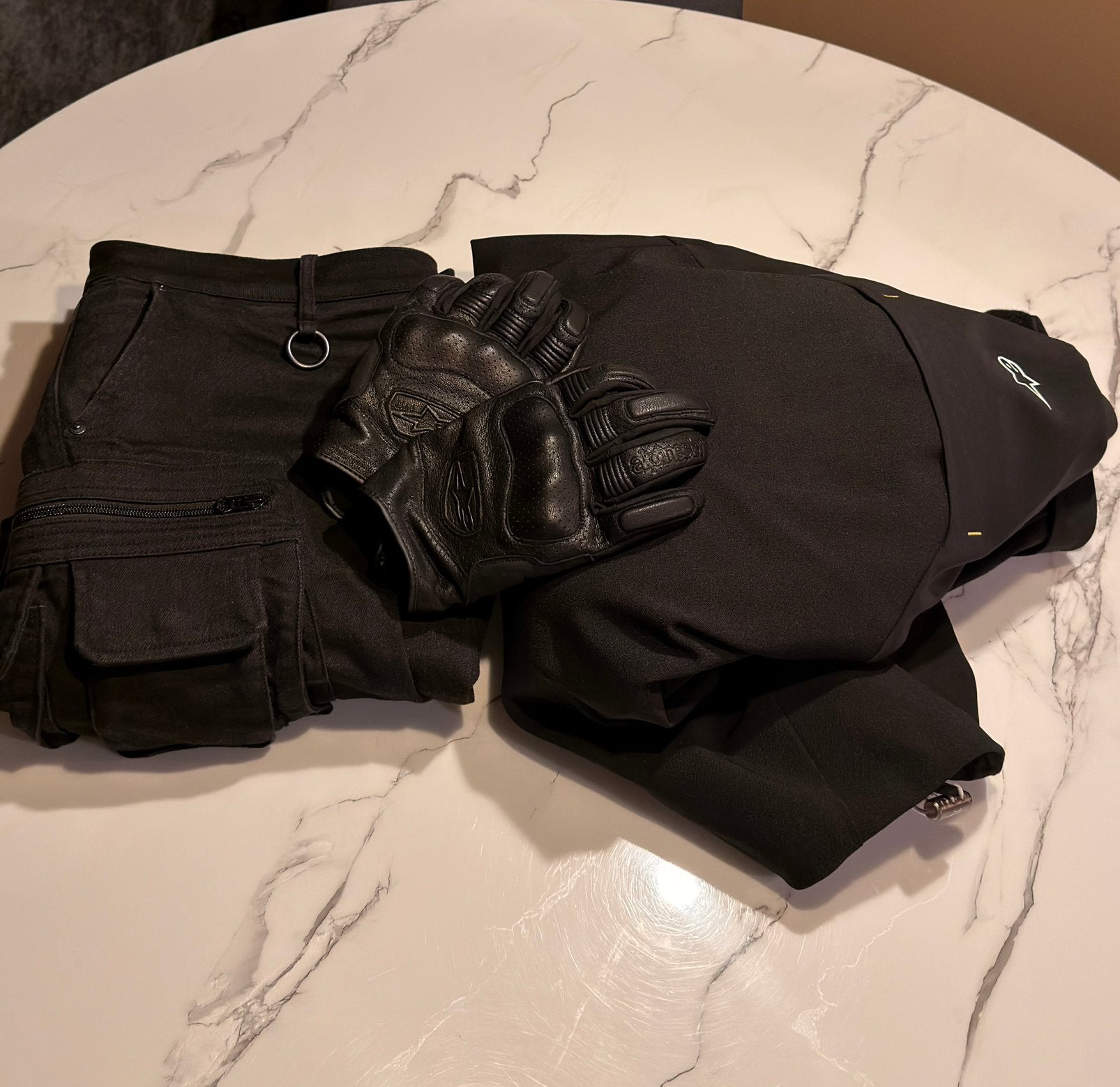 Complete motorkleding set – Alpinestars & Pando Moto –, Motoren, Ophalen of Verzenden, Tweedehands, Heren, Overall