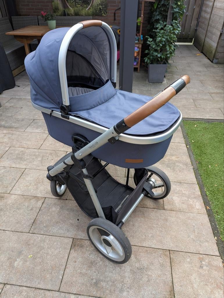 Complete kinderwagen traveller mutsy, Kinderen en Baby's, Kinderwagens en Combinaties, Ophalen, Gebruikt, Verstelbare duwstang