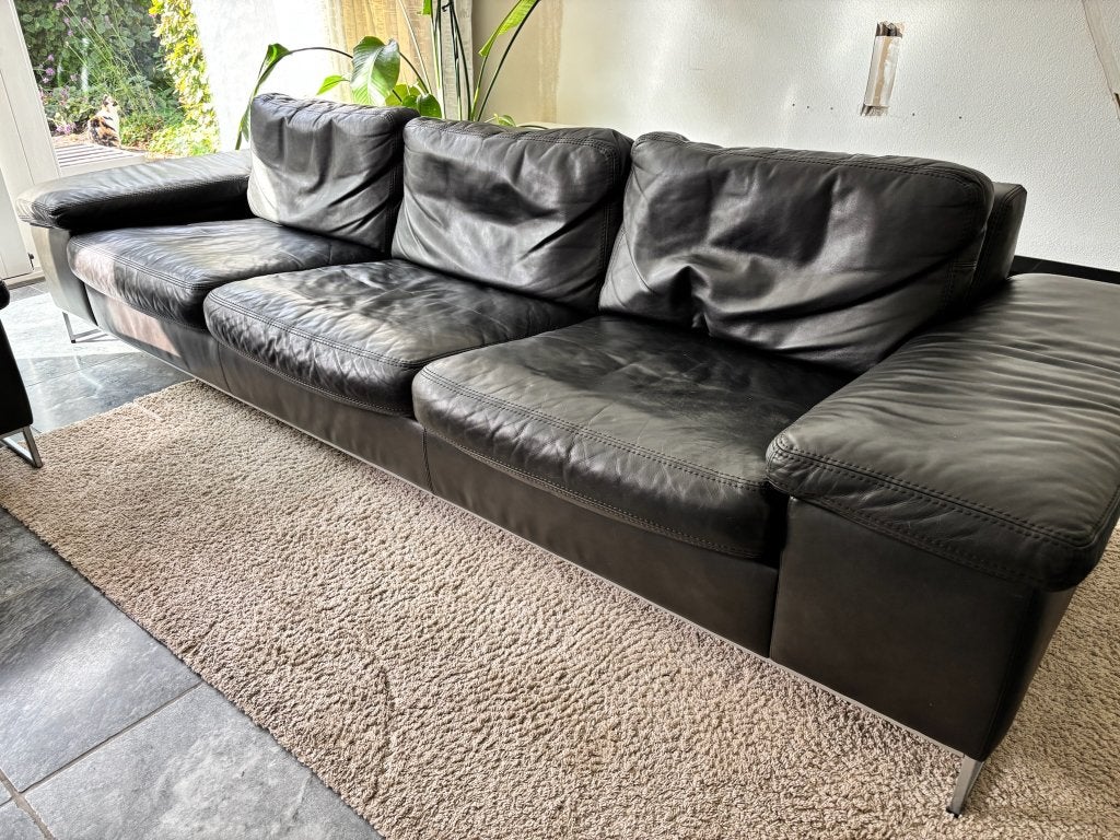 Machalke Bank (en Loveseat), Huis en Inrichting, Ophalen, 250 tot 300 cm, Gebruikt, Driepersoons