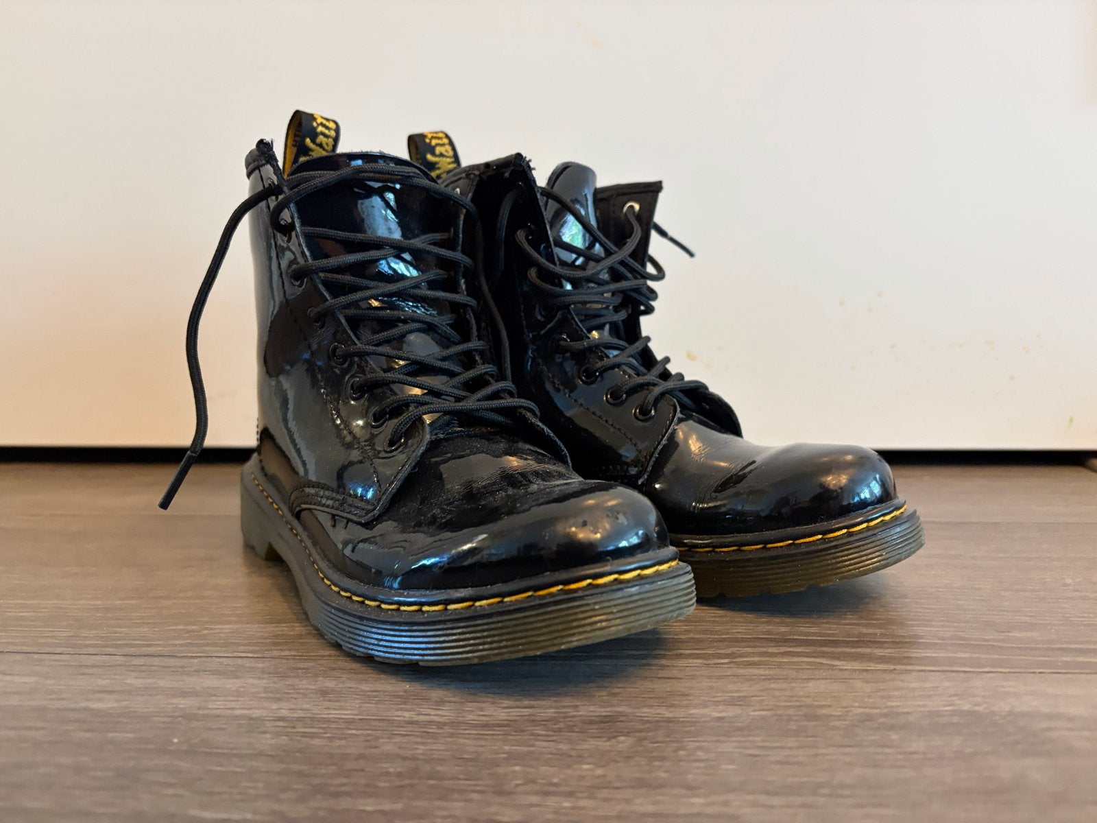 Dr. Martens zwarte laarzen maat 34 - weinig gedragen, Kinderen en Baby's, Kinderkleding | Schoenen en Sokken, Ophalen of Verzenden