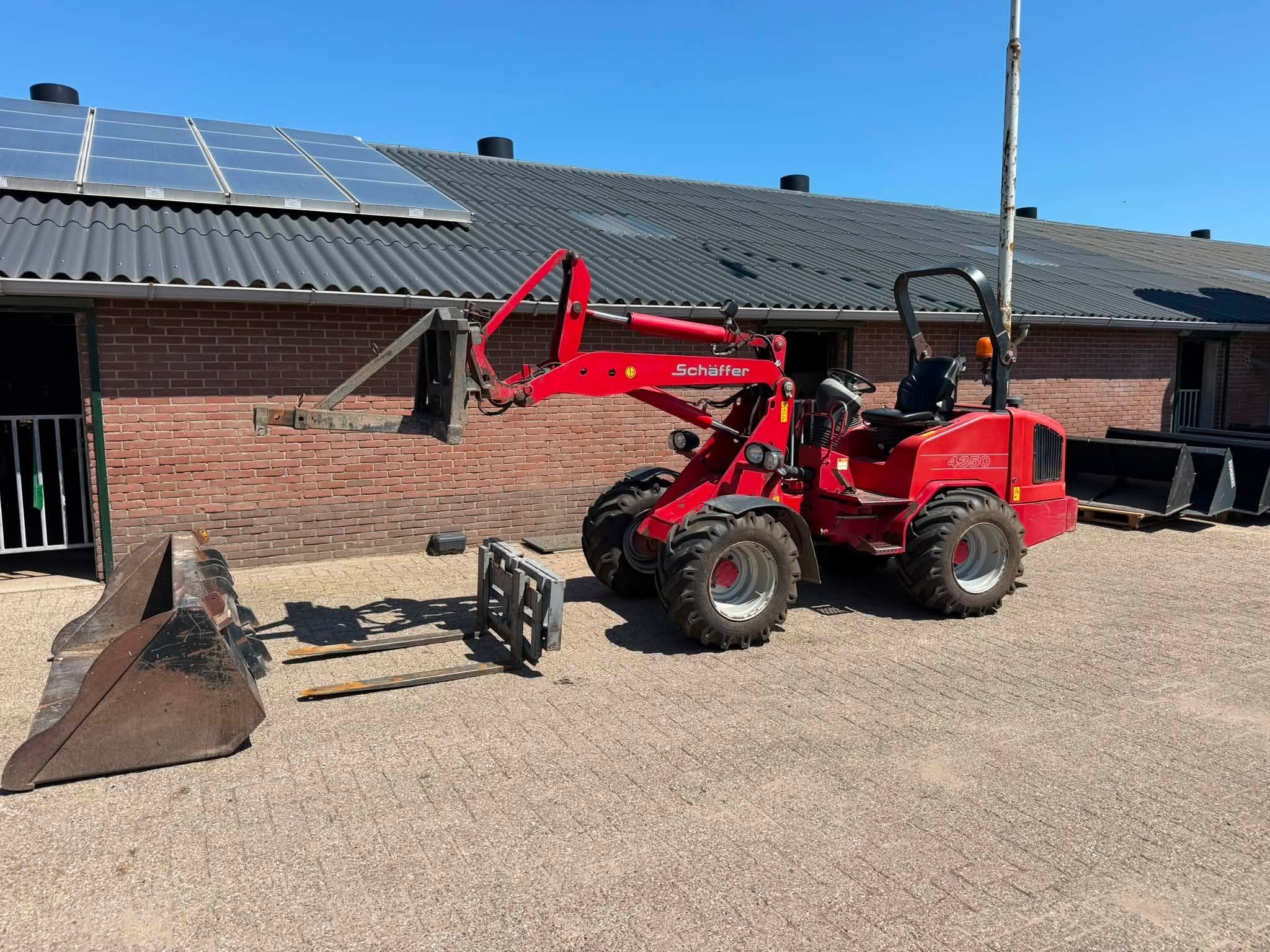 Schäffer 4350 Shovel Loader (bj 2009), Wiellader of Shovel