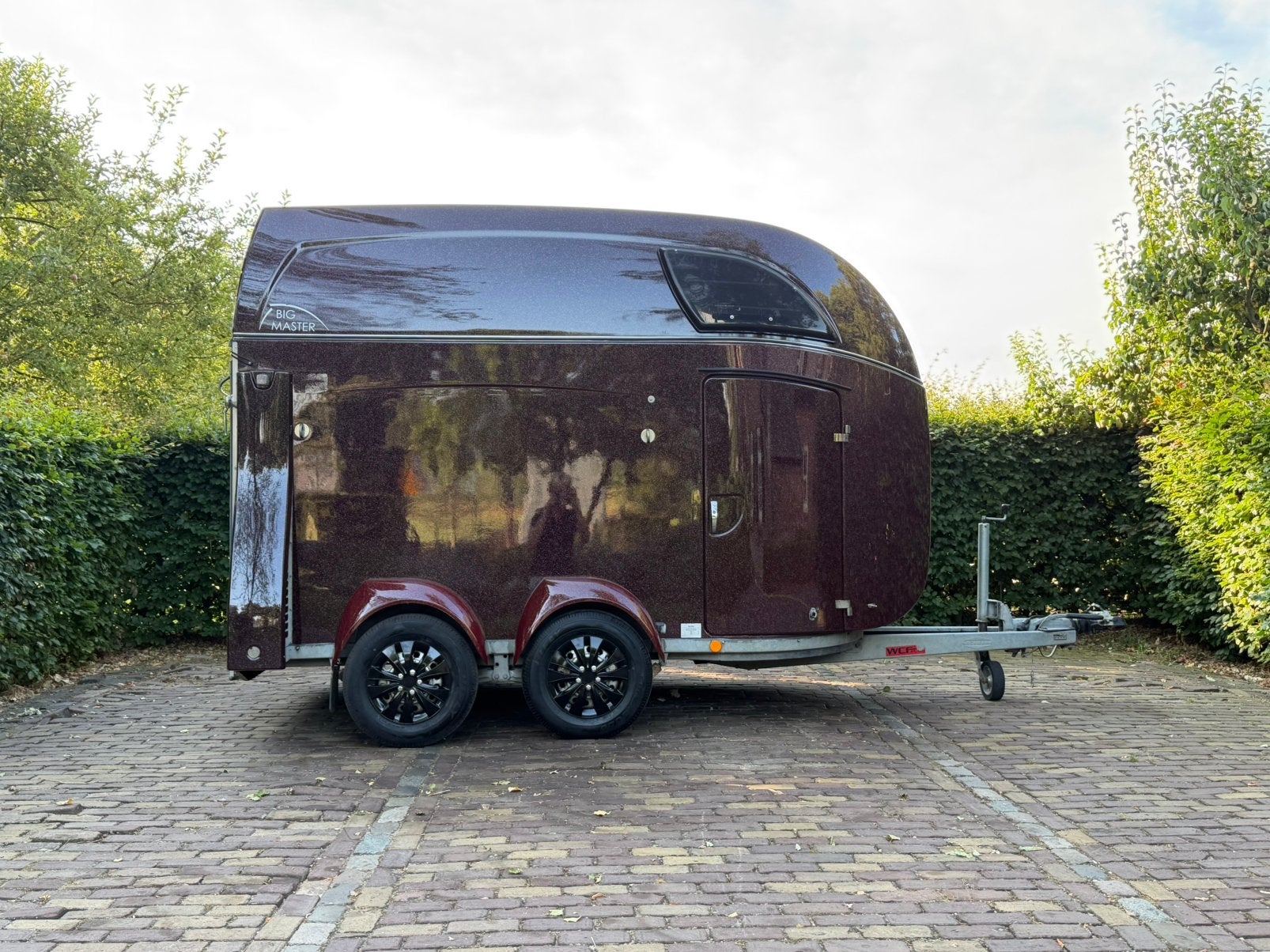 Zeer mooie bockmann big master zadelkamer alu bodem, Ophalen, Info@ttpaardentrailers, Zo goed als nieuw, 2-paards trailer