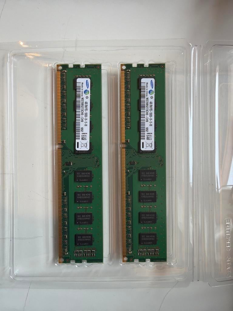2x 4GB PC3 DDR3 RAM Geheugenmodules, Gebruikt, 8 GB, DDR3, Ophalen of Verzenden