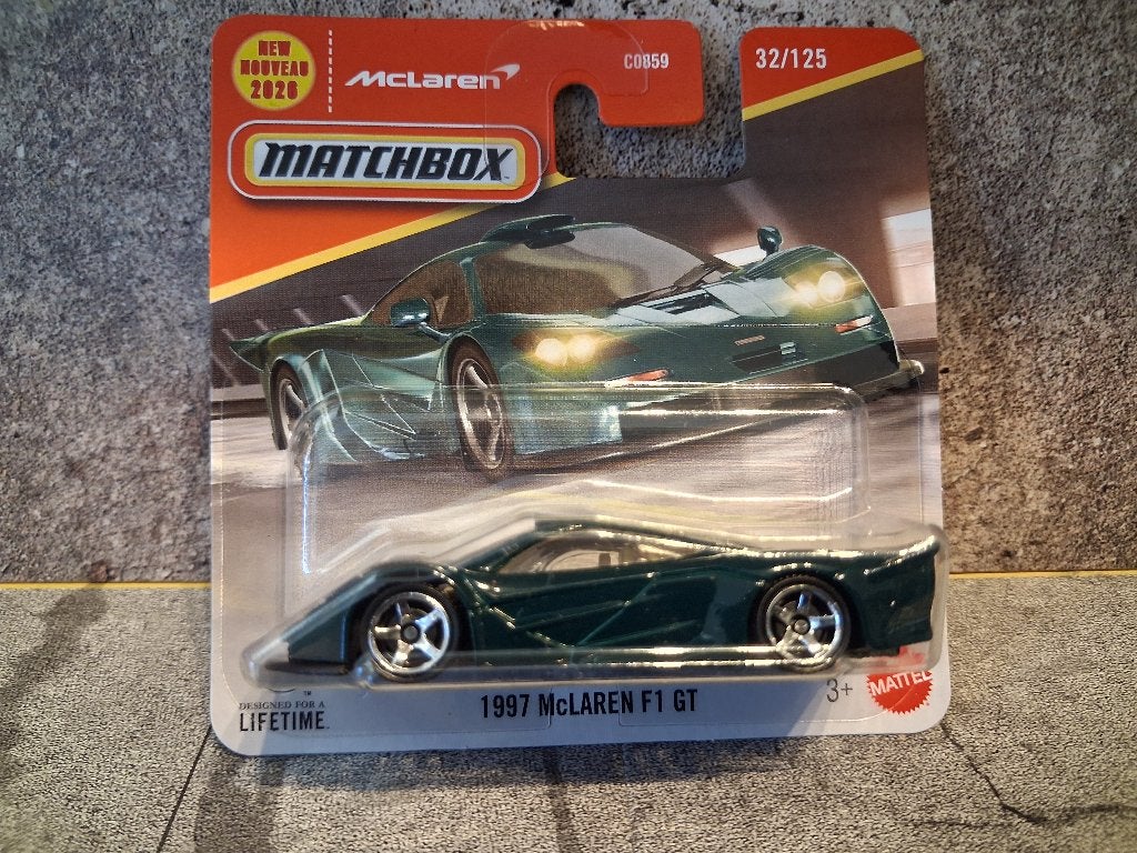 1997 McLaren F1 GT van Matchbox, Ophalen, Nieuw, Auto
