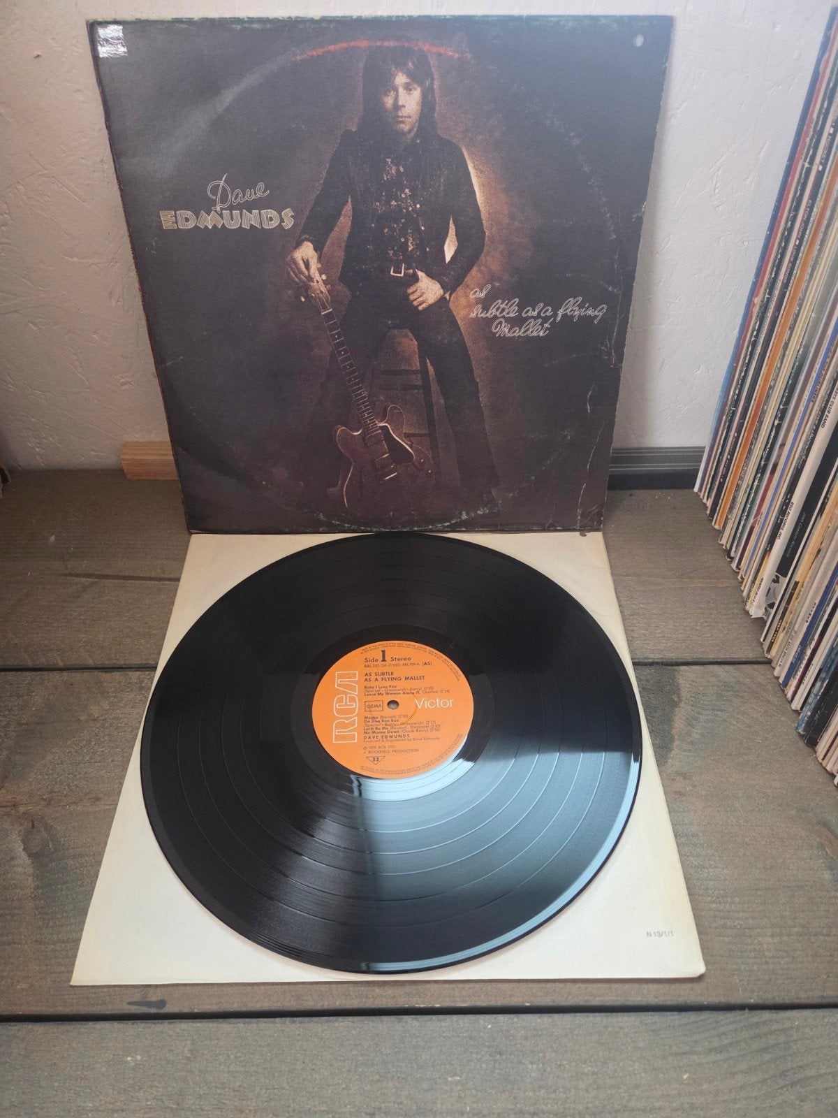 Dave Edmunds - Subtle as a Flying Mallet LP (1975), LP, Gebruikt, Ophalen of Verzenden, Classic Rock