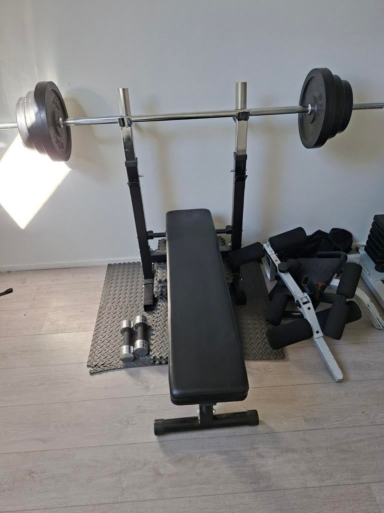 Gorilla Sports bankdrukbank - goede staat, Sport en Fitness, Ophalen