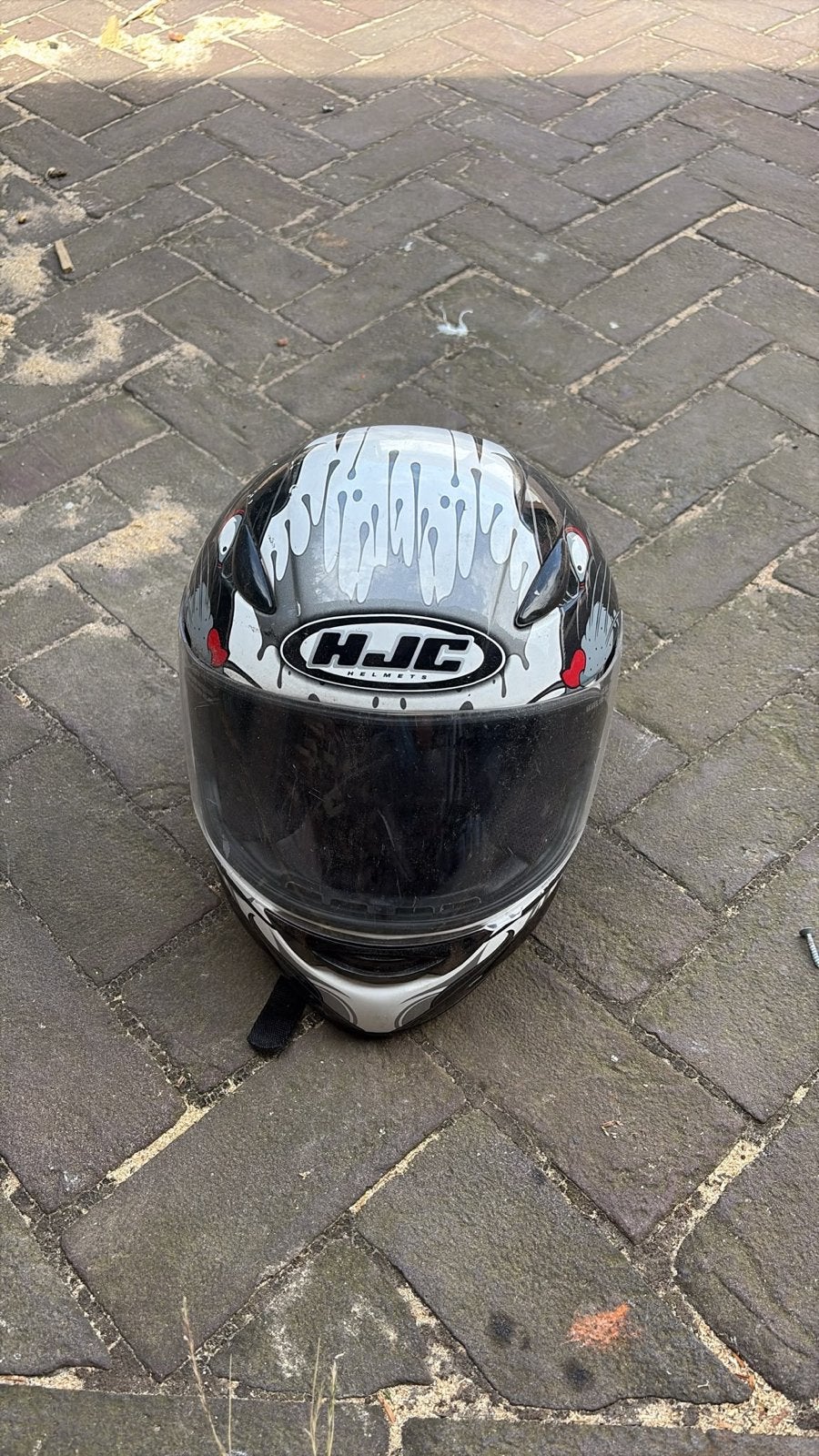 HJC kinder Helm maat S/M- Zwart/Wit, Ophalen