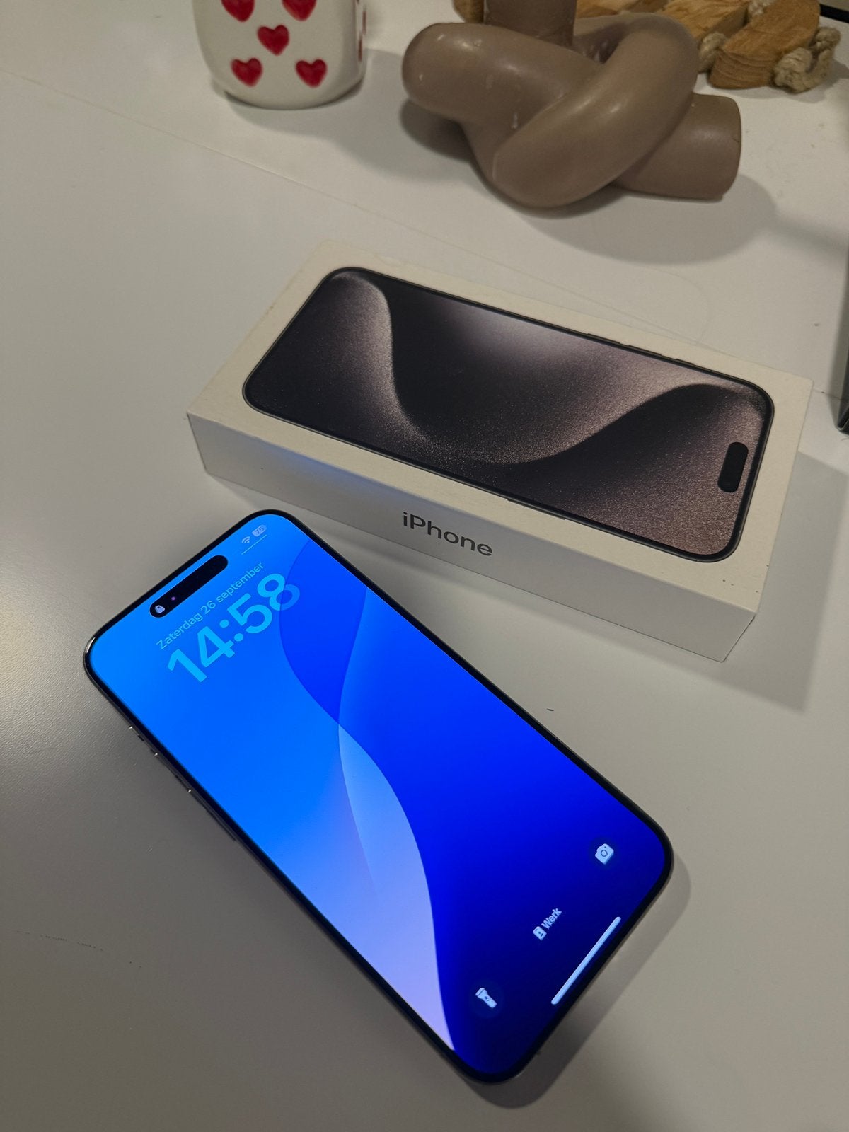 Iphone 15 Pro Max, 256 GB, 80 %, Gebruikt, IPhone 15 Pro Max