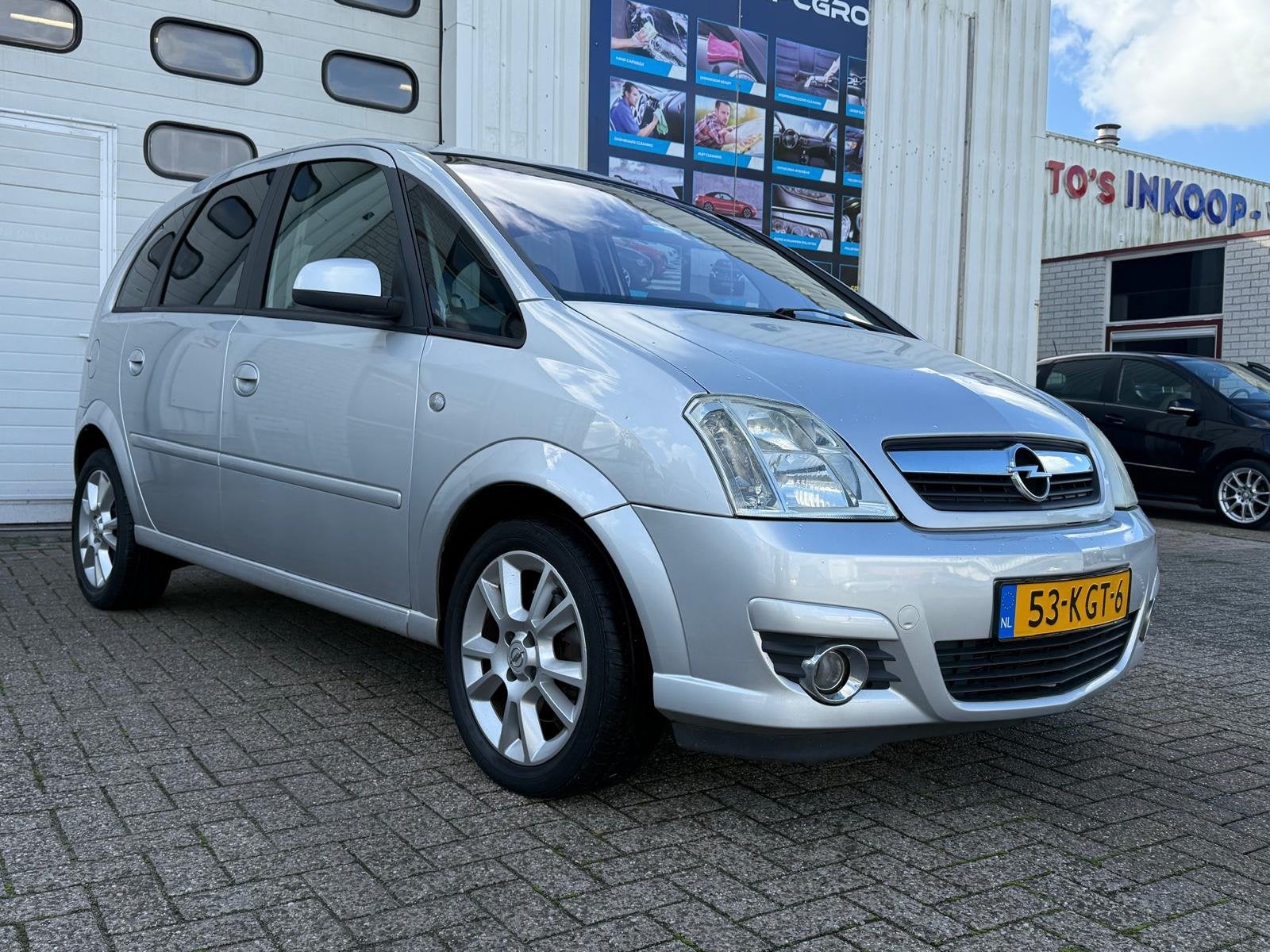 Opel Meriva 1.6-16V Cosmo, Auto's, 15 km/l, Gebruikt, 4 cilinders, Leder en Stof