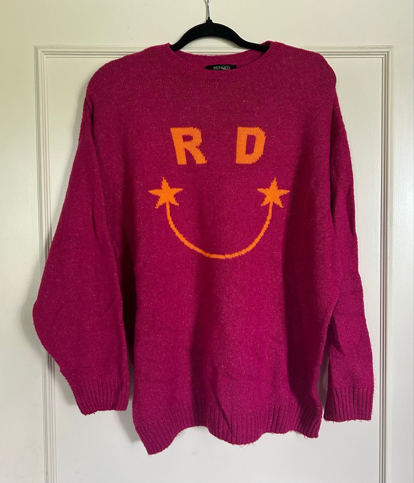 Nieuwe Roze Refined Department Oversized Gebreide Trui XS, Verzenden, Nieuw, Maat 34 (XS) of kleiner, Roze
