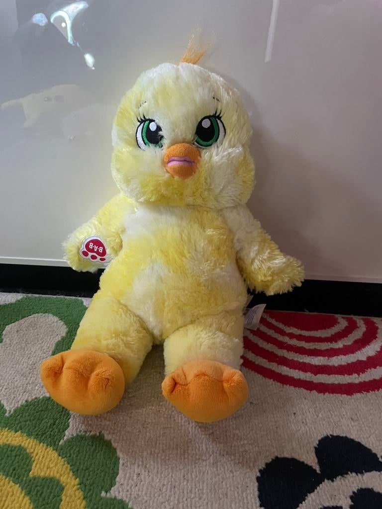 Build A Bear paas Kuiken, Kinderen en Baby's, Speelgoed | Knuffels en Pluche, Verzenden, Zo goed als nieuw, Overige typen