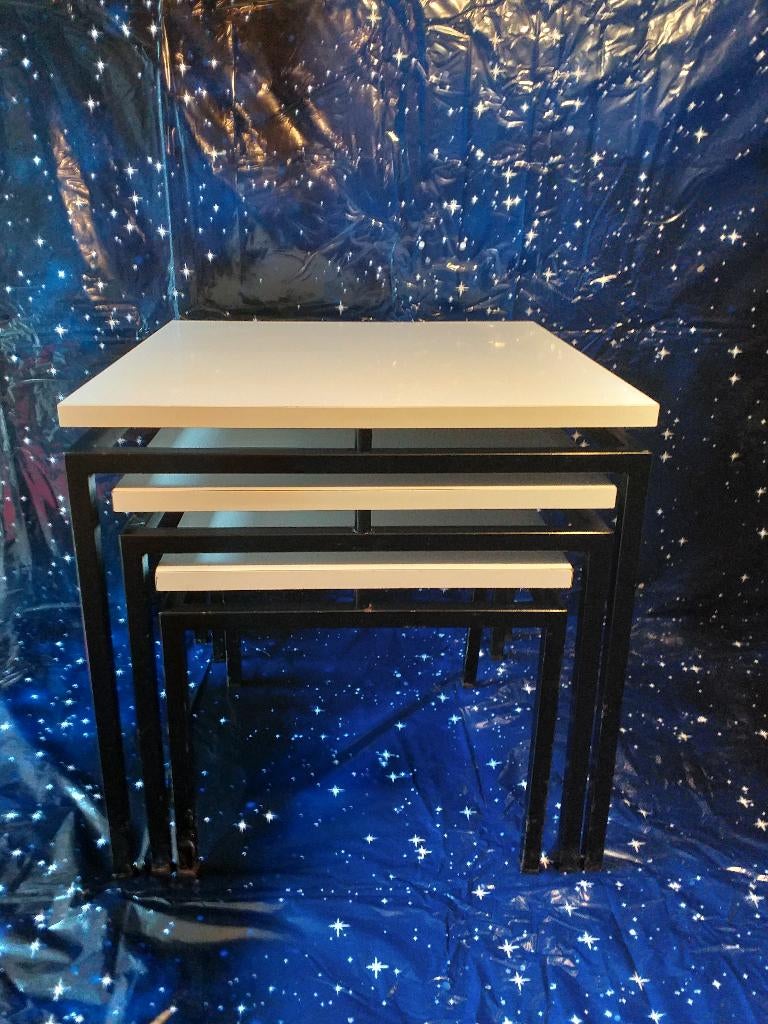 MIMISET NESTINGTABLES PASTOE BRAAKMAN RETRO, Ophalen, Minder dan 45 cm, Minder dan 55 cm, Gebruikt
