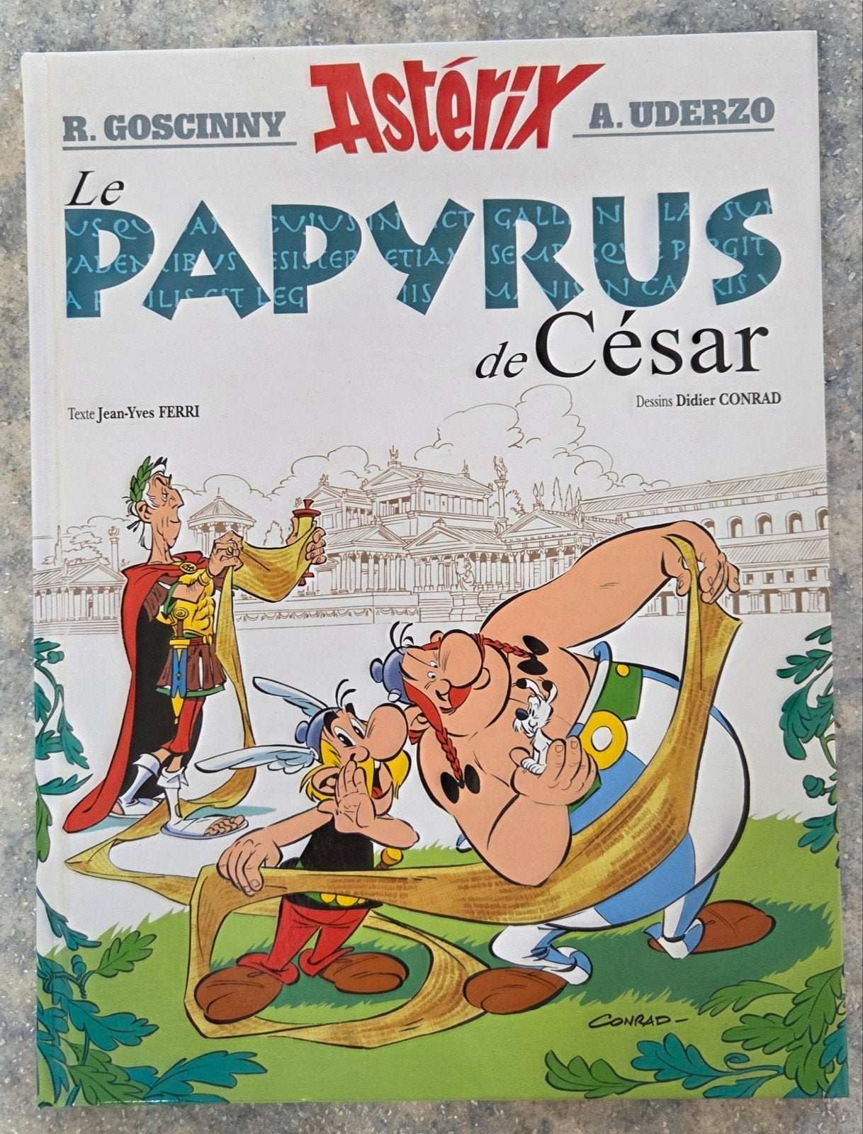 Astérix - Le Papyrus de César - R. Goscinny - A. Uderzo zgan, Ophalen of Verzenden, Zo goed als nieuw, Meerdere stripboeken, Ferri Jean-Yves