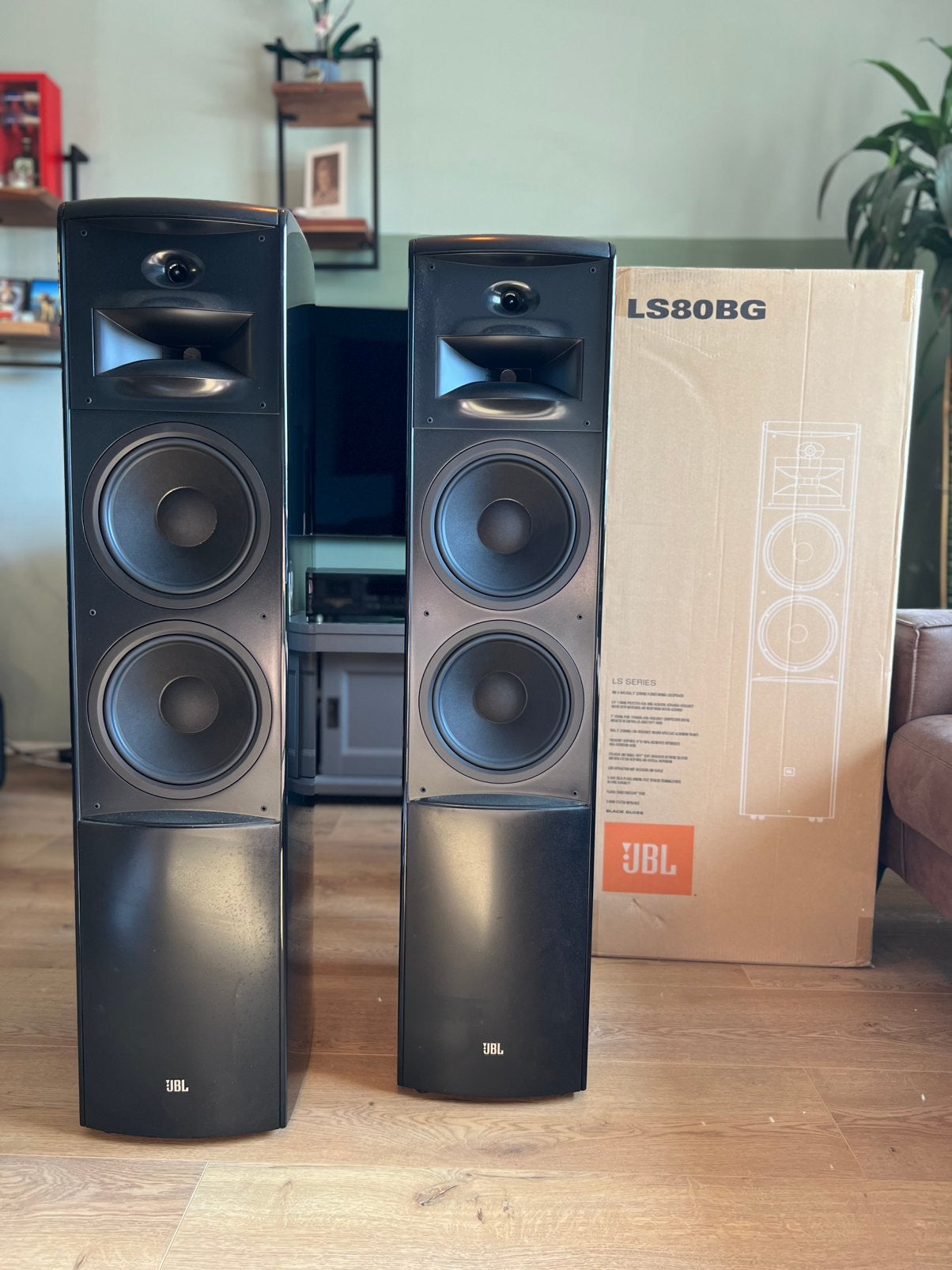 JBL LS80 Black Gloss, Audio, Tv en Foto, Ophalen, Zo goed als nieuw, JBL