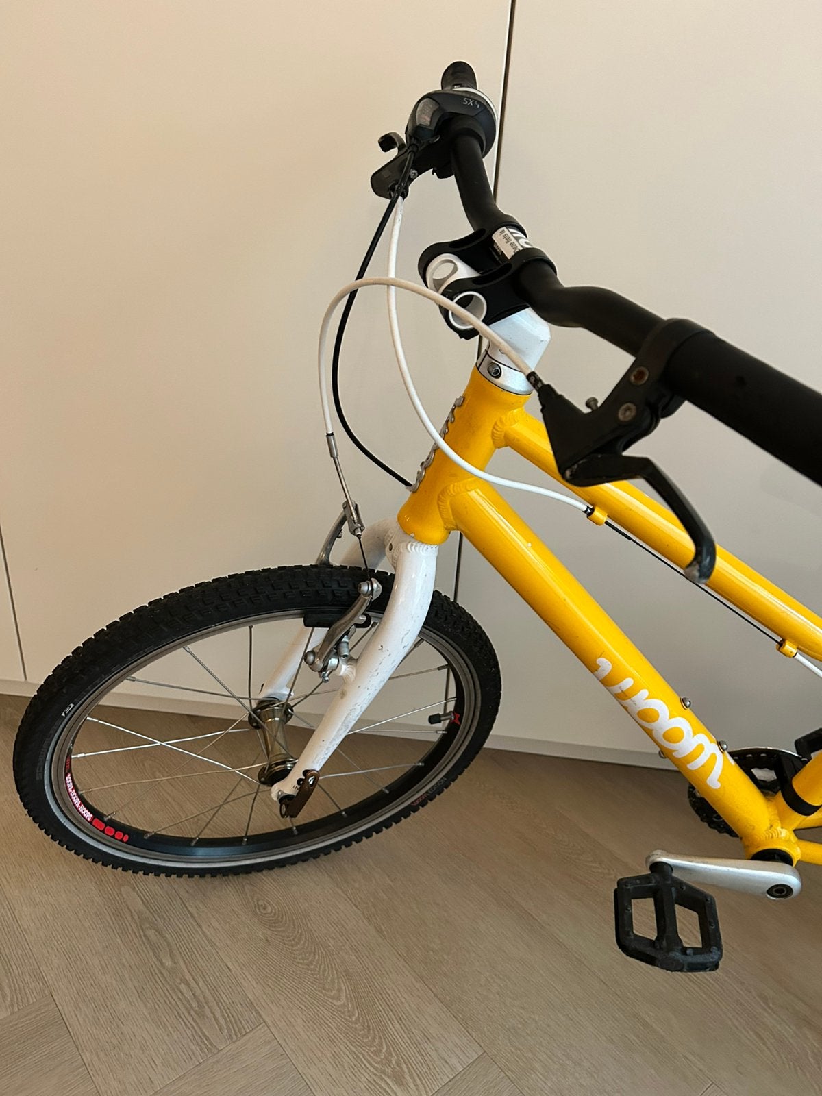 Woom 4 20 inch fiets goede staat, Ophalen, Gebruikt, Velgrem, 20 inch of meer