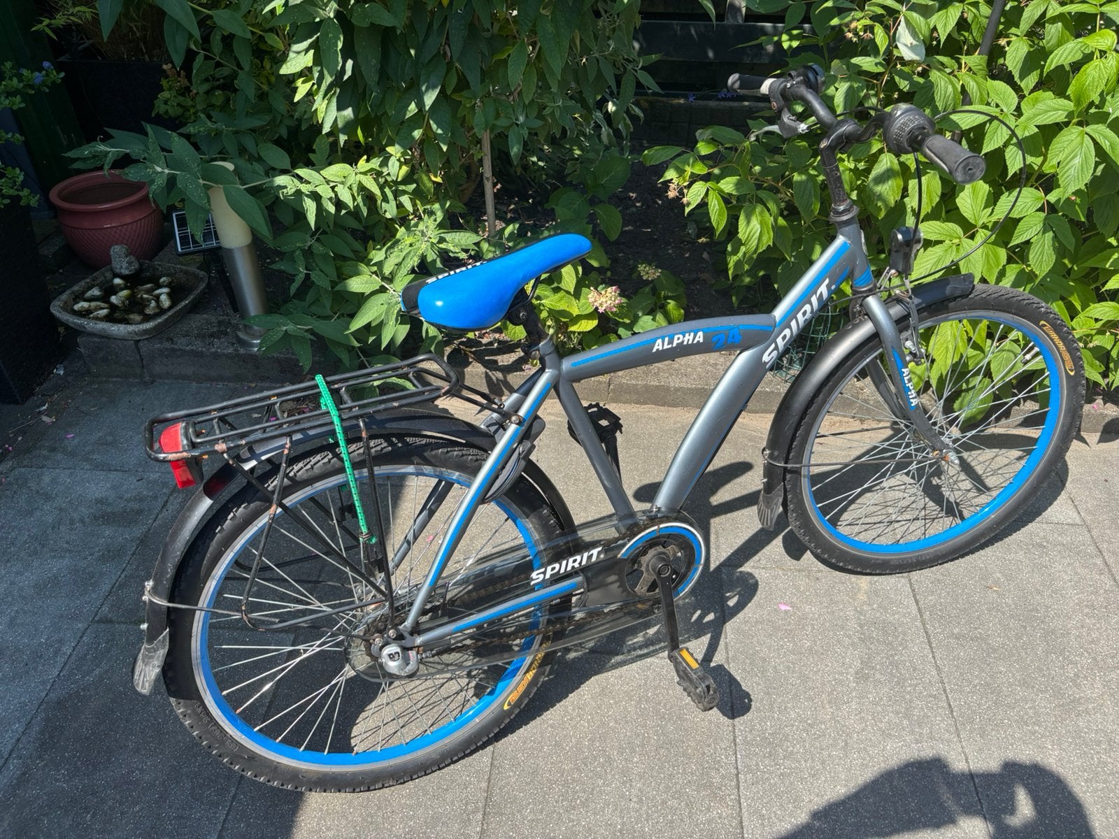 Nette jongensfiets 24 inch, Ophalen, Terugtraprem, Versnellingen, Gebruikt