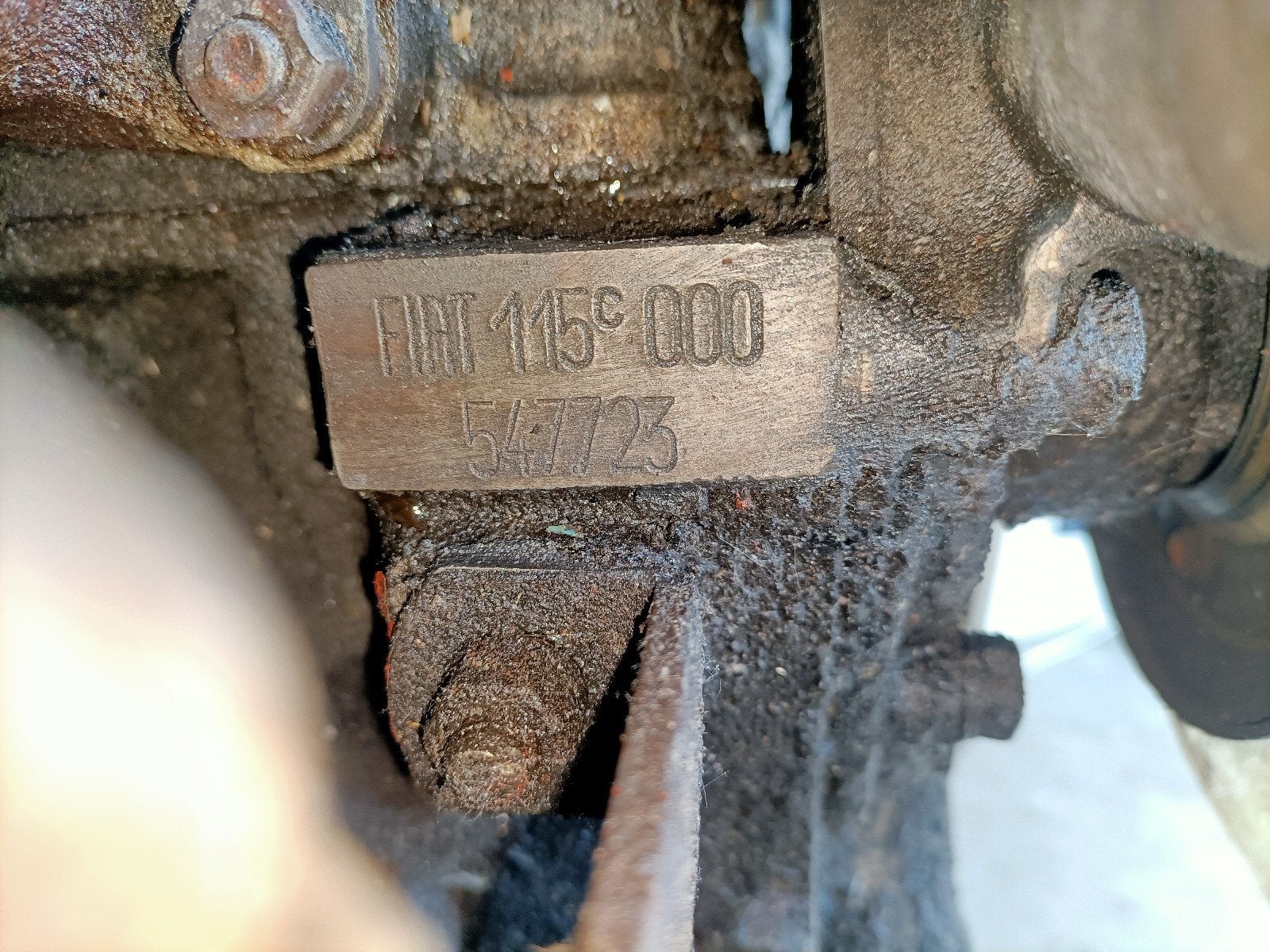 Fiat 1500 spider motor 115c 000, Auto-onderdelen, Motor en Toebehoren, Ophalen, Fiat