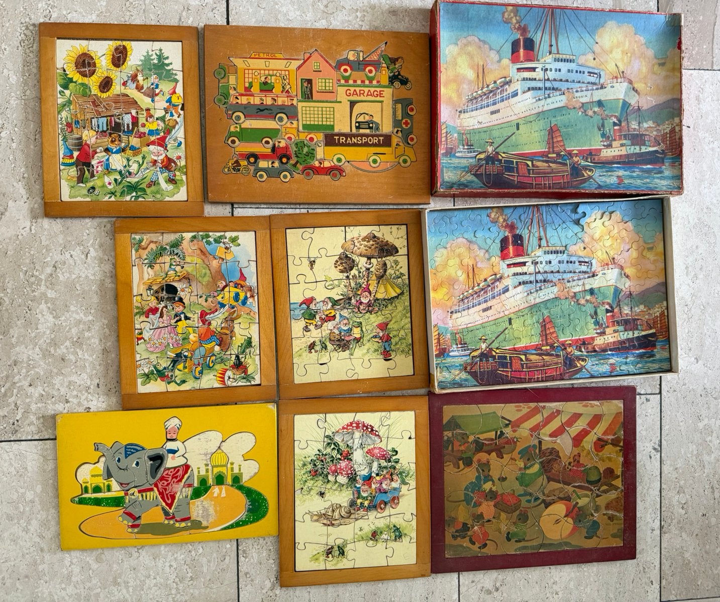 Houten puzzels antiek, Ophalen of Verzenden, Minder dan 500 stukjes, Zo goed als nieuw