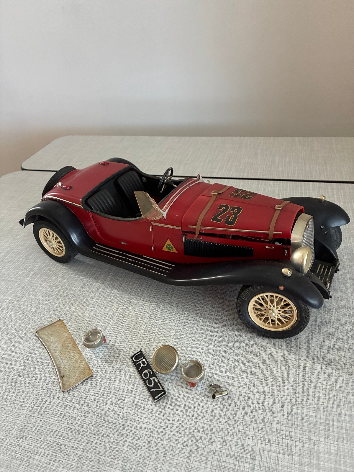 Polistil Alfa Romeo Quattroruote 1:16" vintage, Overige merken, Gebruikt, Auto, Groter dan 1:32