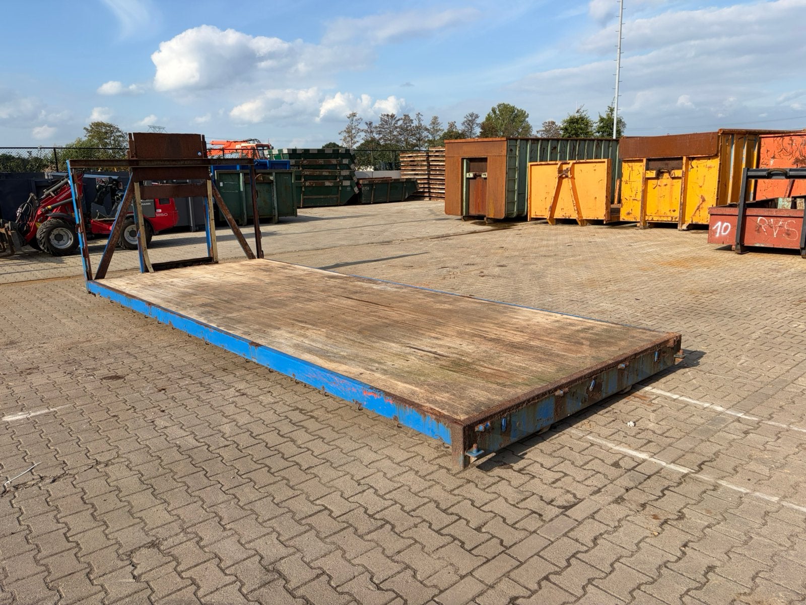 Container laadvloer, Ophalen of Verzenden, Zo goed als nieuw, Beton, Klinkers